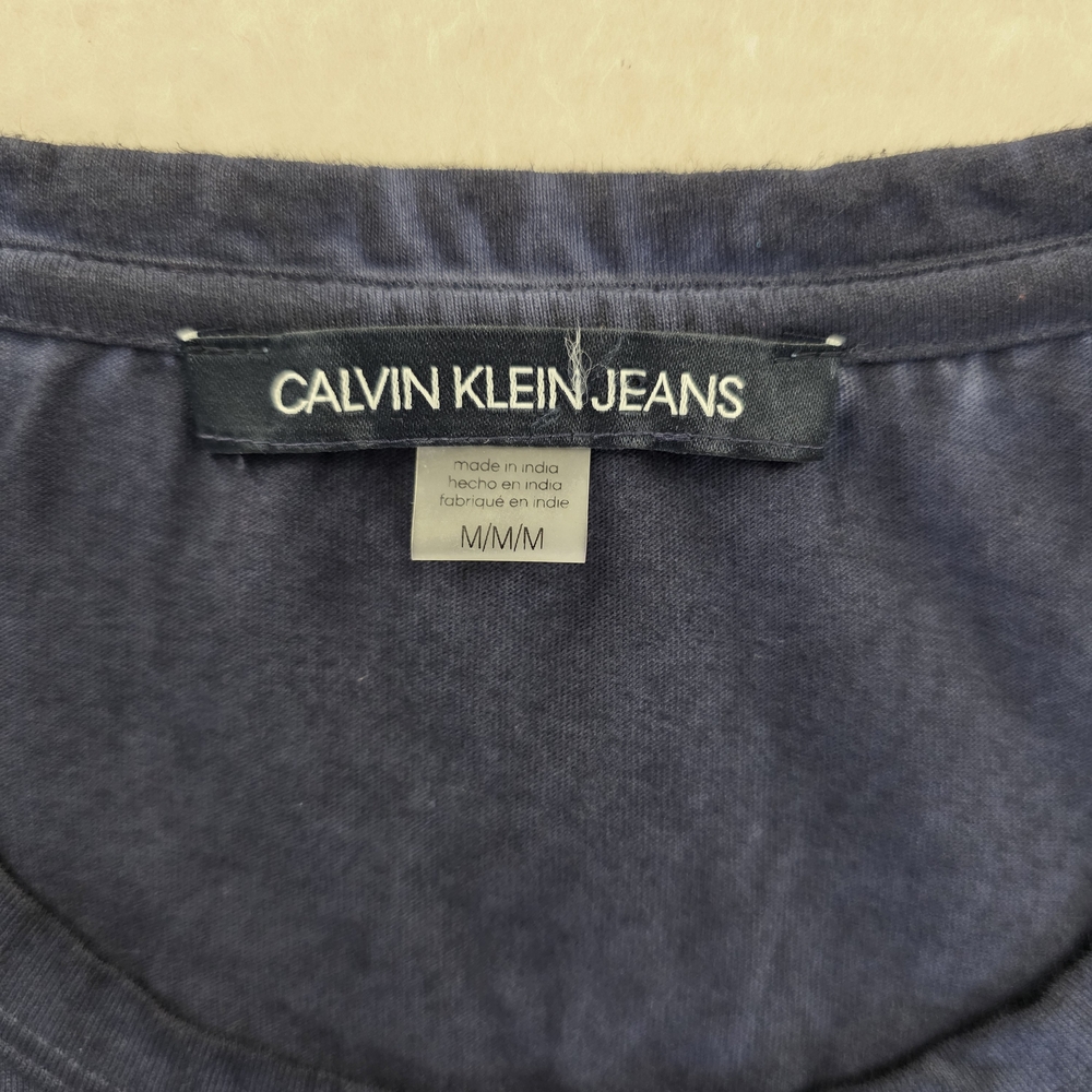 Calvin Klein Women's T-Shirt Cotton Dress Navy Size M - Picture 4 of 6